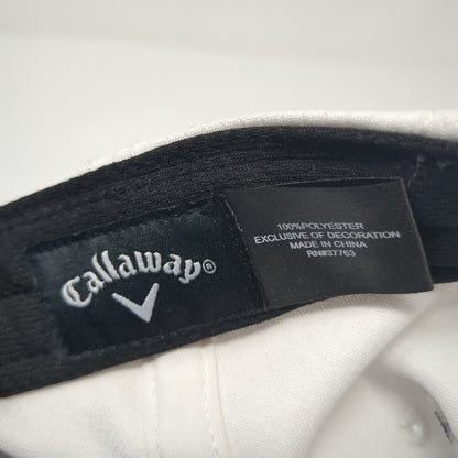 AmerisourceBergen Callaway Strapback Hat White One Size Embroidered