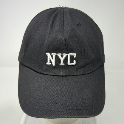 Black Baseball Cap One Size NYC 1987 Side Embroidery Cotton Adjustable Hat