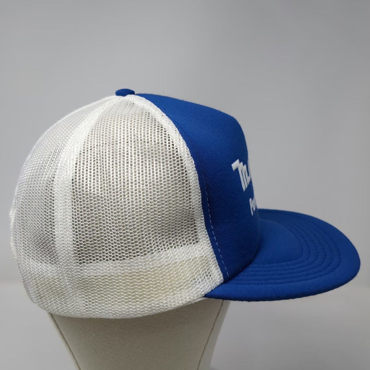 Makita Power Tools Trucker Hat Blue Mesh Back Snapback Foam Front Logo Vintage