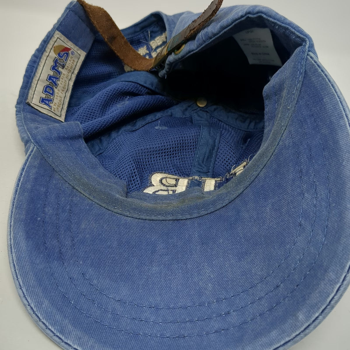 Adams Baseball Cap Blue One Size Strapback Union Bluff Hotel York Beach ME Hat