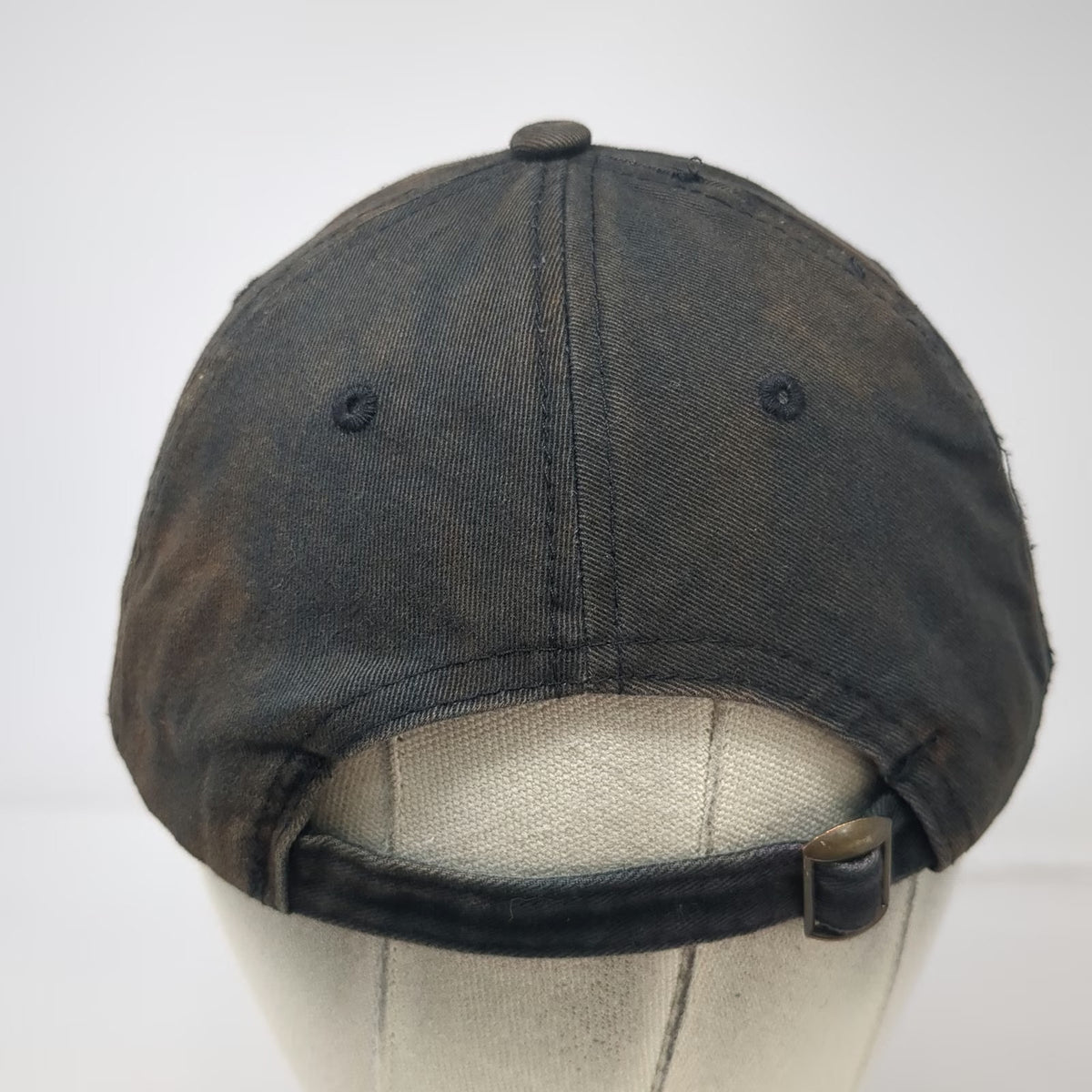 Quake City Baseball Cap Black Gold White One Size Kretschmar Deli Cotton Hat