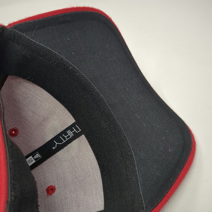 Philadelphia Phillies MLB New Era Baseball Cap Red M 39THIRTY Stretch Fit Hat