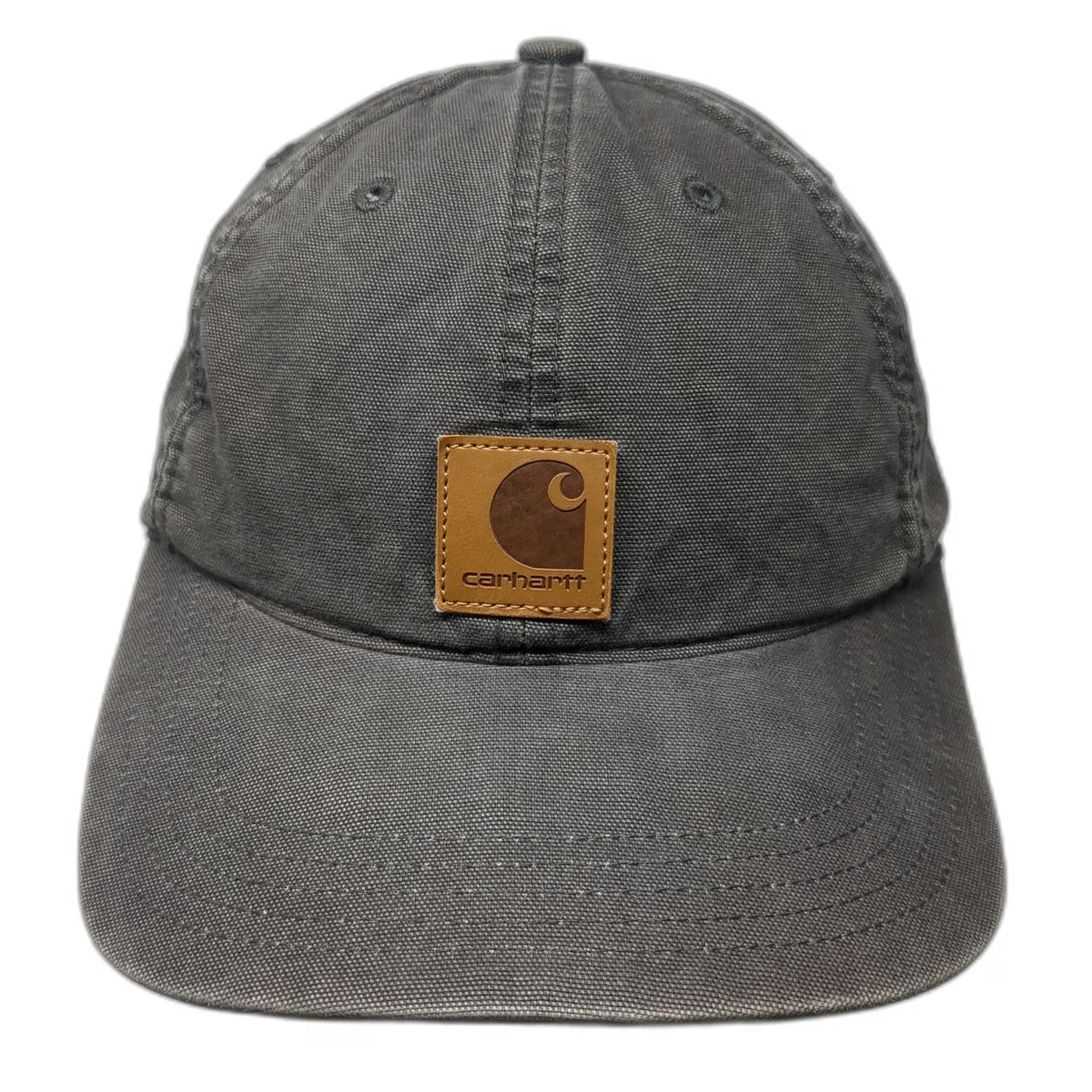 Carhartt Odessa Baseball Cap Gray One Size Strapback Washed ParkMyCloud Hat