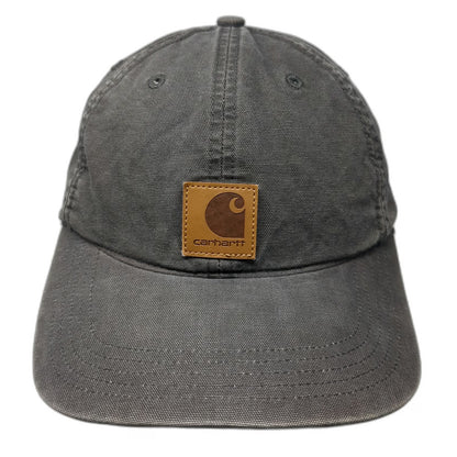 Carhartt Odessa Baseball Cap Gray One Size Strapback Washed ParkMyCloud Hat