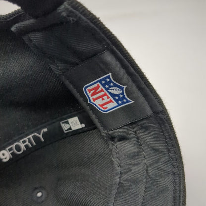 New Era Pittsburgh Steelers NFL Black Gray One Size 9FORTY Curved Brim Logo Hat
