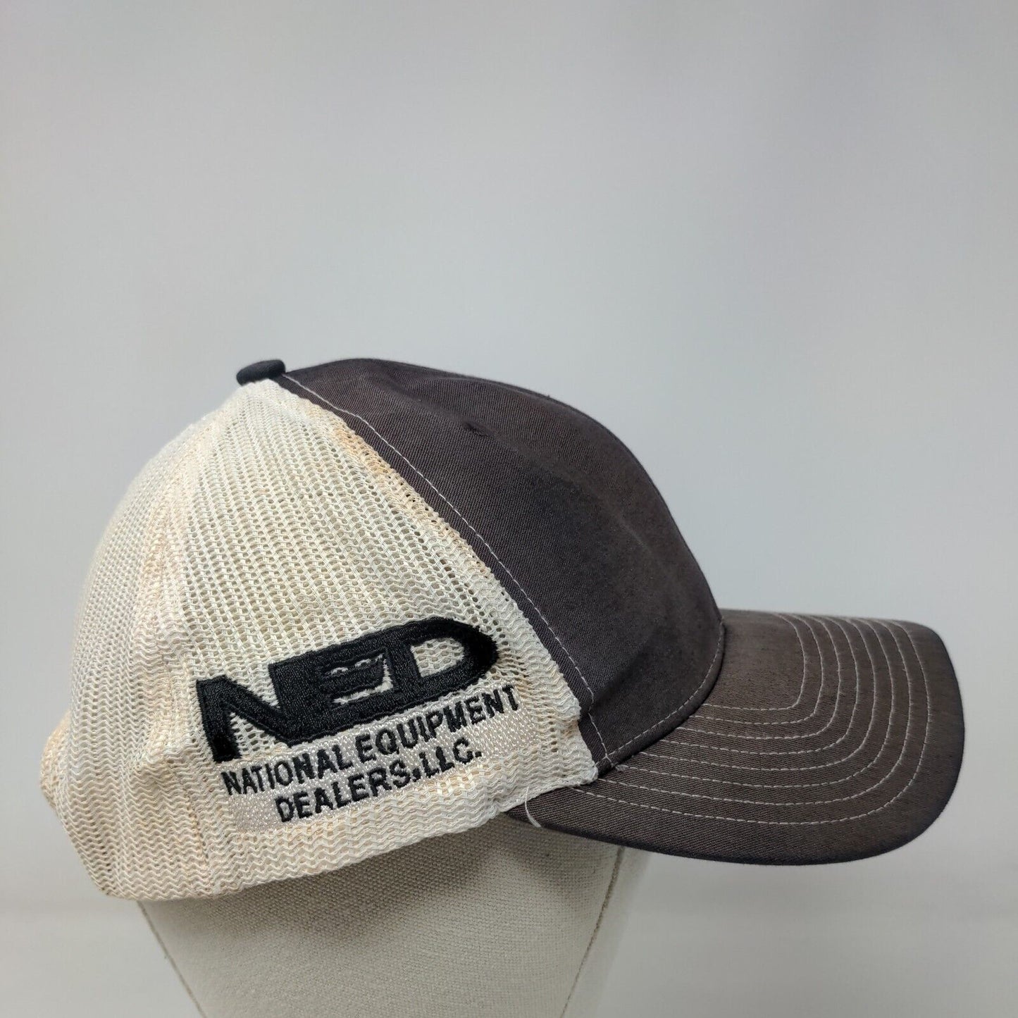 MAY-RHI Hyundai Construction Equipment Mesh Back Trucker Hat Blue One Size