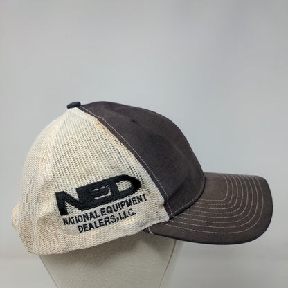 MAY-RHI Hyundai Construction Equipment Mesh Back Trucker Hat Blue One Size