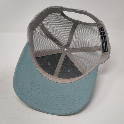 Richardson Trucker Hat Blue S Sonora Brewing Co Leather Patch Mesh Snapback