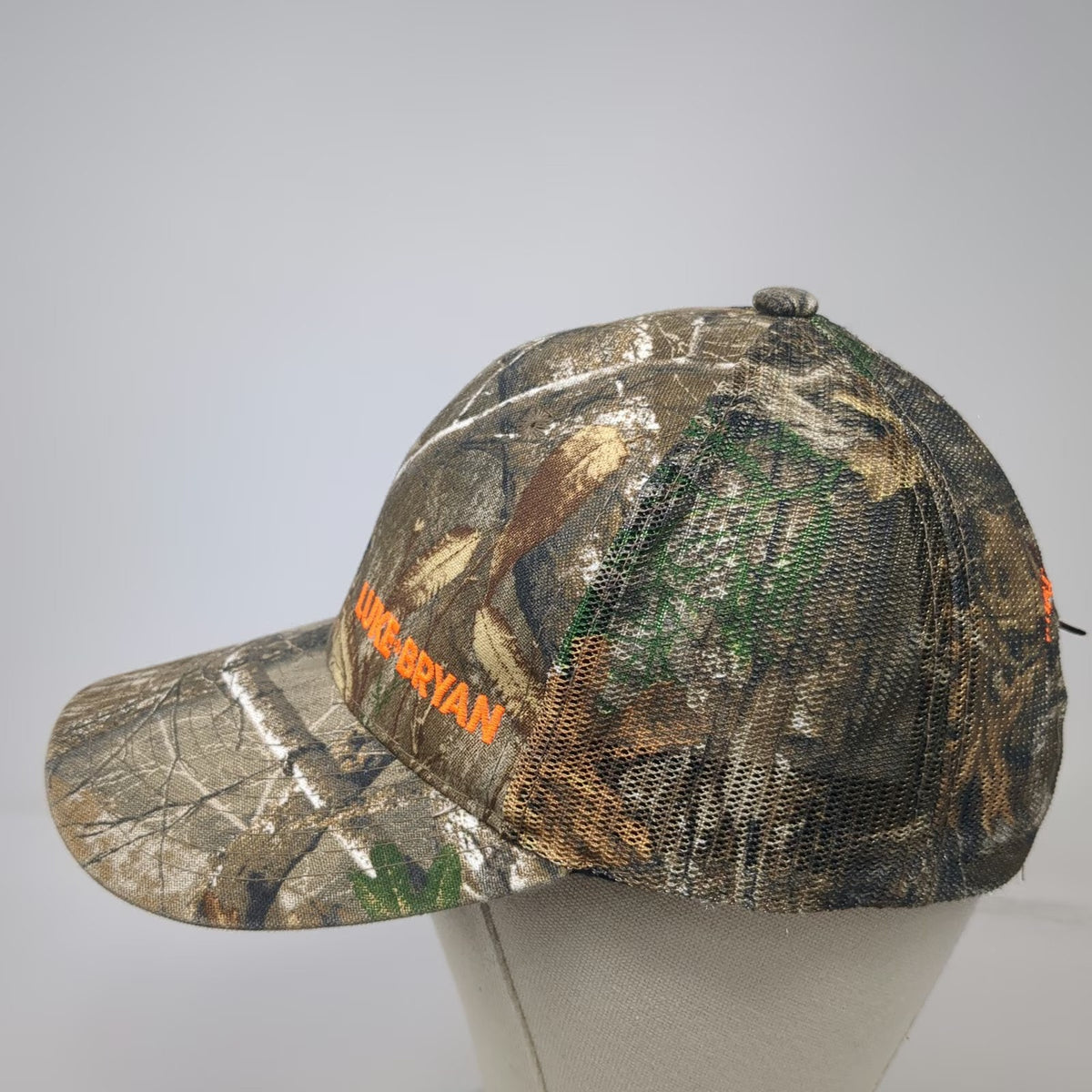 Realtree Luke Bryan What Makes You Country Baseball Cap Green One Size Mesh Hat