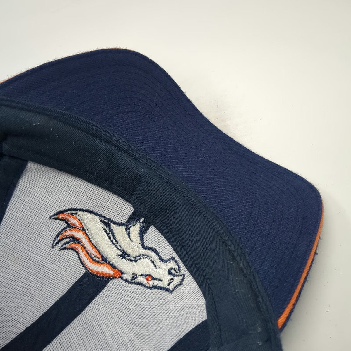 Denver Broncos NFL Reebok Blue Orange White One Size Embroidered Strapback Cap