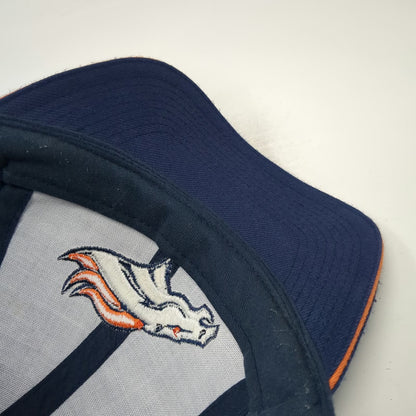 Denver Broncos NFL Reebok Blue Orange White One Size Embroidered Strapback Cap