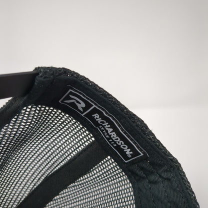 Saint Alphonsus Snapback Mesh Back Trucker Hat Black One Size Solid