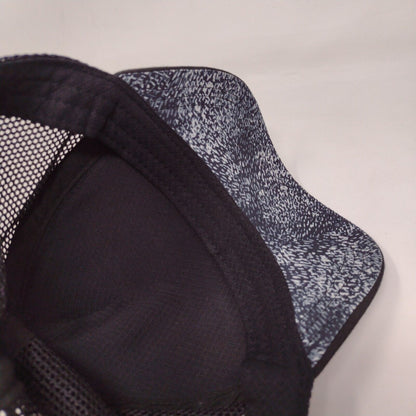 Gaiam Snapback Trucker Hat Black One Size Adjustable Mesh Back Blank