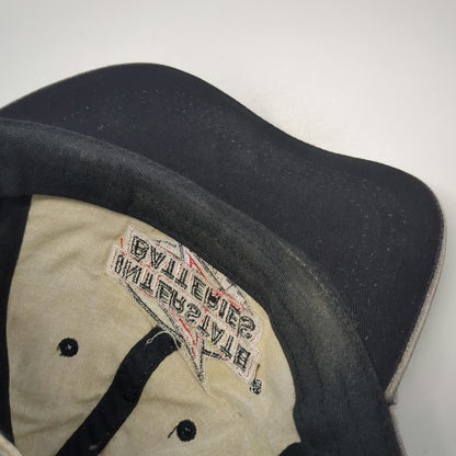 Interstate Batteries Hat Baseball Cap Gray One Size Distressed Adjustable Strap