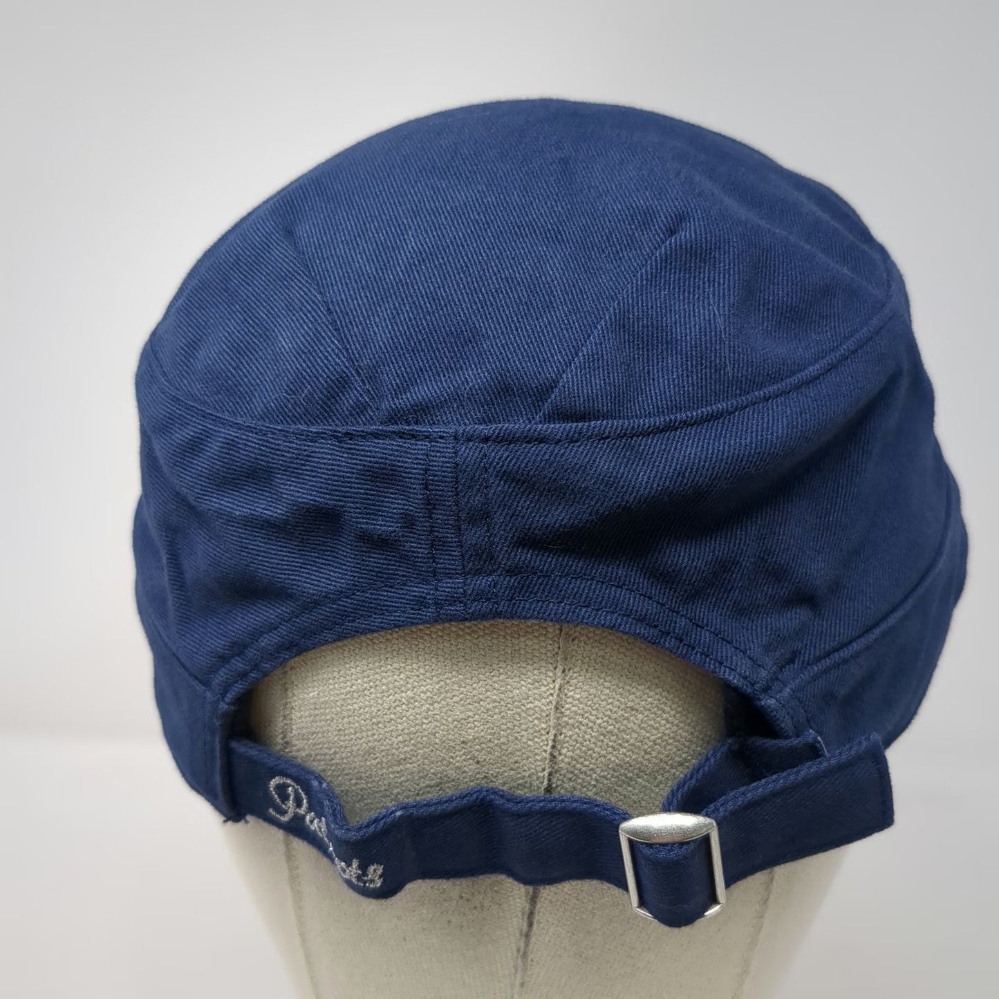 New England Patriots NFL OTS Army Cap Blue One Size Adjustable Buckle Cotton Hat