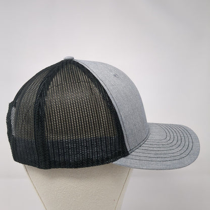 Golf Cart Snapback Trucker Hat Gray One Size Adjustable Mesh Back Richardson