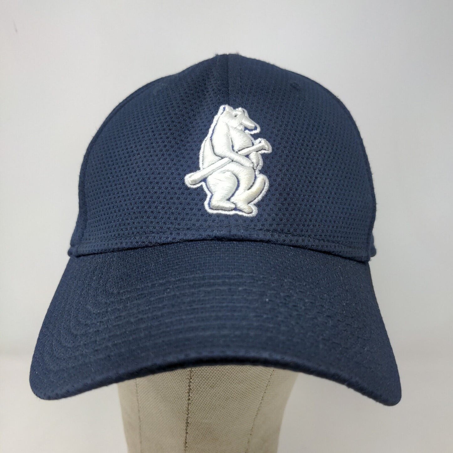 New Era Cooperstown Collection Men's Fitted Hat Blue M-L Embroidered Cubs Logo