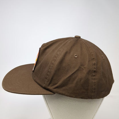 Parks Project 5 Panel Brown One Size Hat Leave It Better Sun Patch Slideback