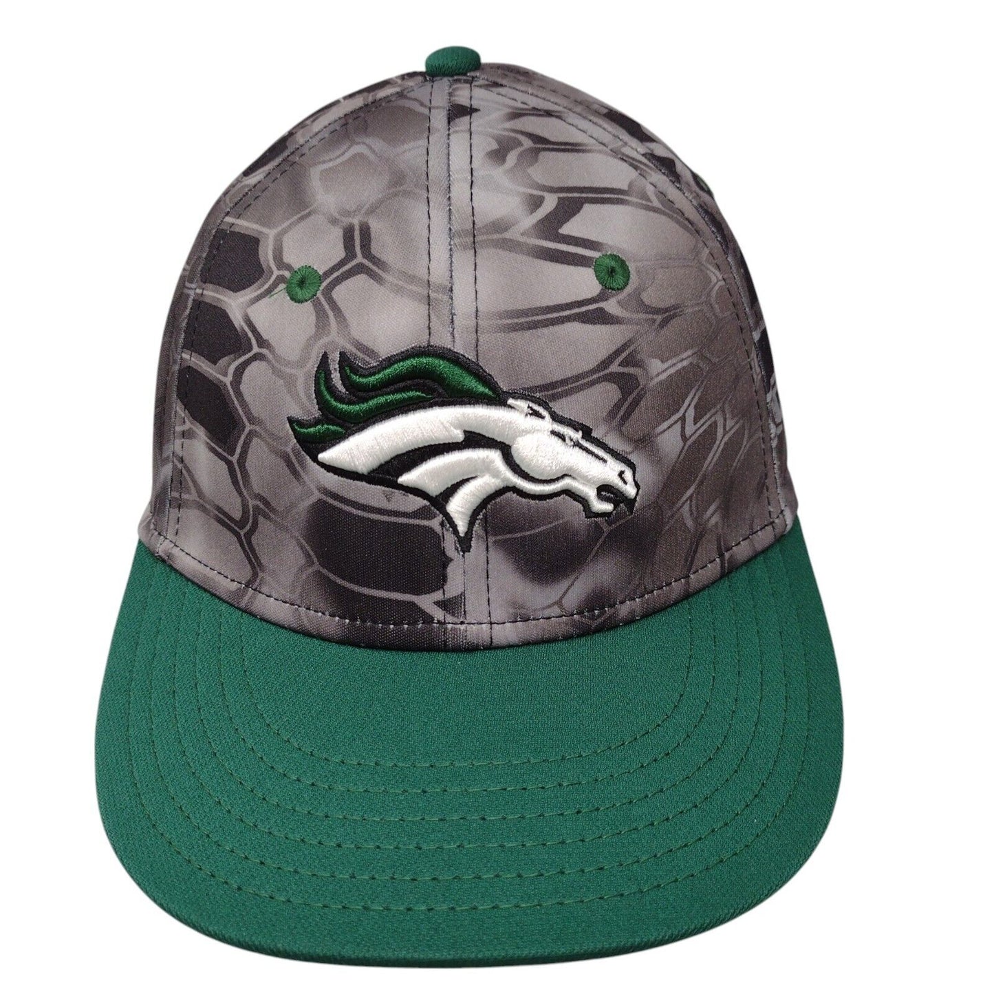 Mustang Football Fitted Hat Multi M/L Embroidered Kryptek Outdoor Cap