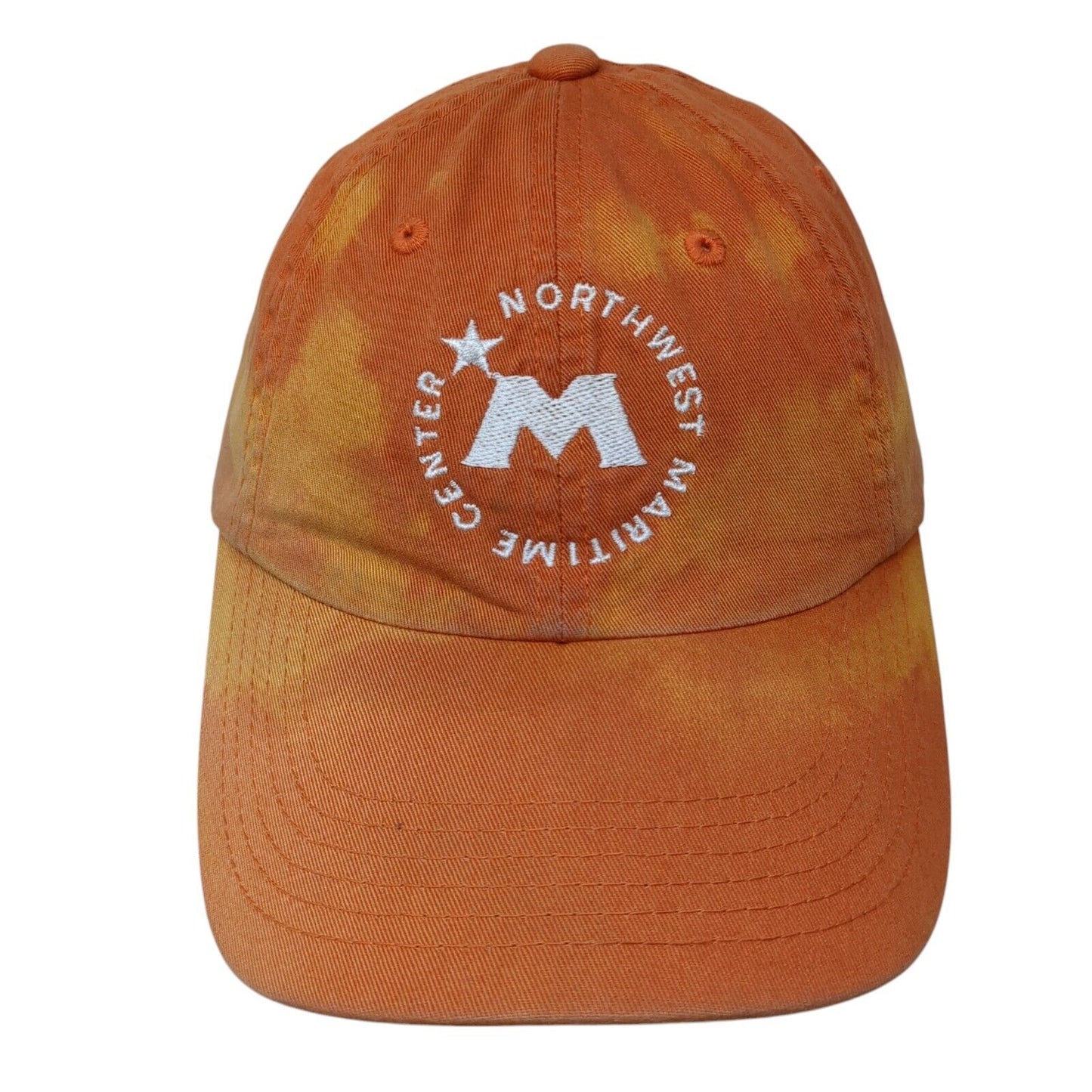 Northwest Maritime Center Slideback Hat Orange One Size Port Townsend