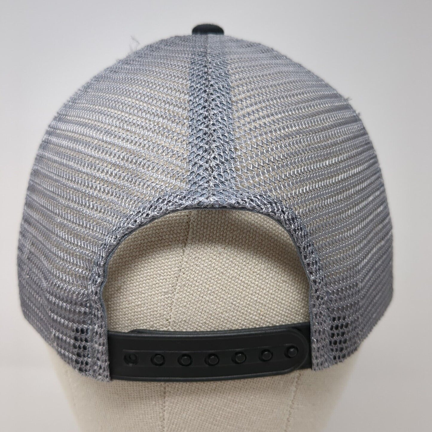 Idaho Snapback Mesh Back Trucker Hat Black One Size Colorblock 6 Panel