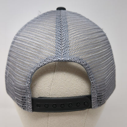 Idaho Snapback Mesh Back Trucker Hat Black One Size Colorblock 6 Panel