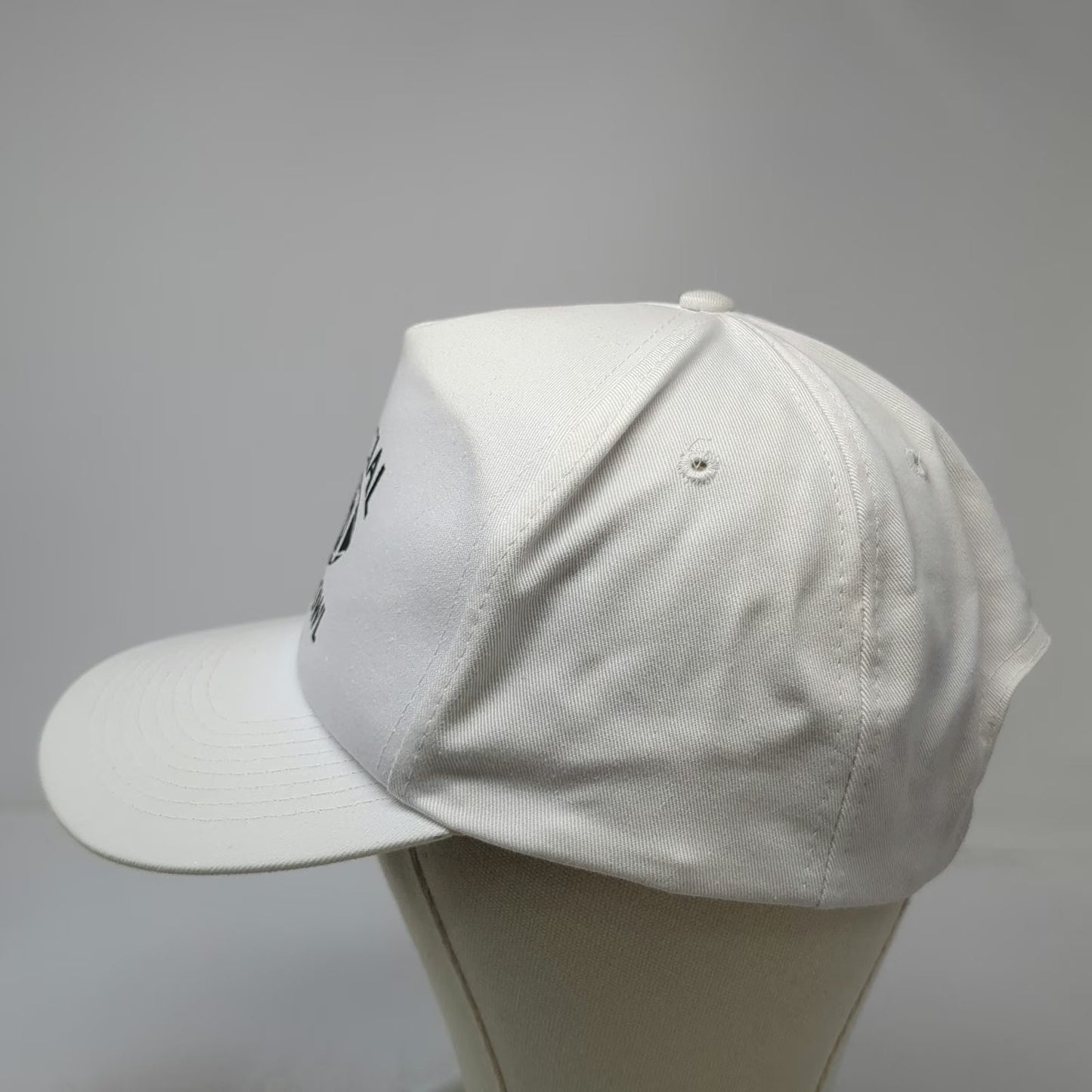 Toppers 5 Panel Official 1999 Shrine Bowl Football Graphic White Hat Vintage