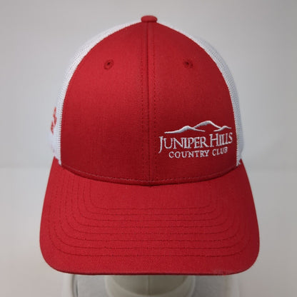 Juniper Hills Country Club 2023 Snapback Trucker Hat Red M/L Mesh Richardson
