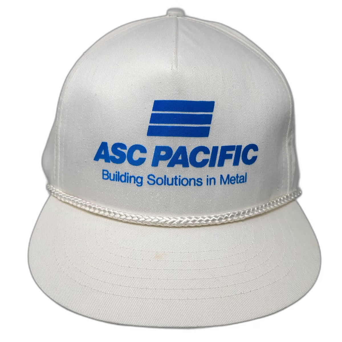 RCC ASC Pacific Building Solutions in Metal 5 Panel White One Size Snapback Hat