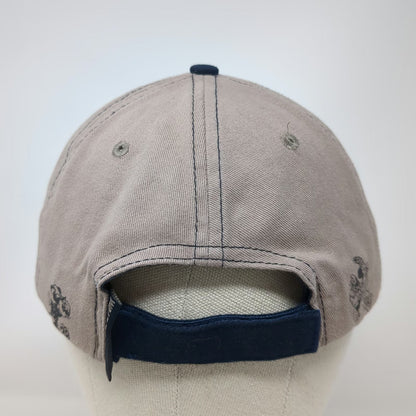 Disney Parks Mickey Mouse Years Blue Beige Baseball Cap One Size Hat Strapback