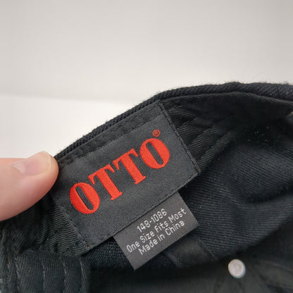 America Home of The Brave Snapback Hat Black OS Adjustable Embroidered Otto