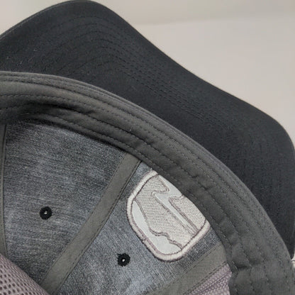 Richardson Snapback Trucker Hat Black M/L Adjustable Mesh Back 6 Panel