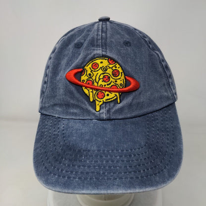 Melting Planet Slideback Hat Blue One Size Adjustable Embroidered Sol