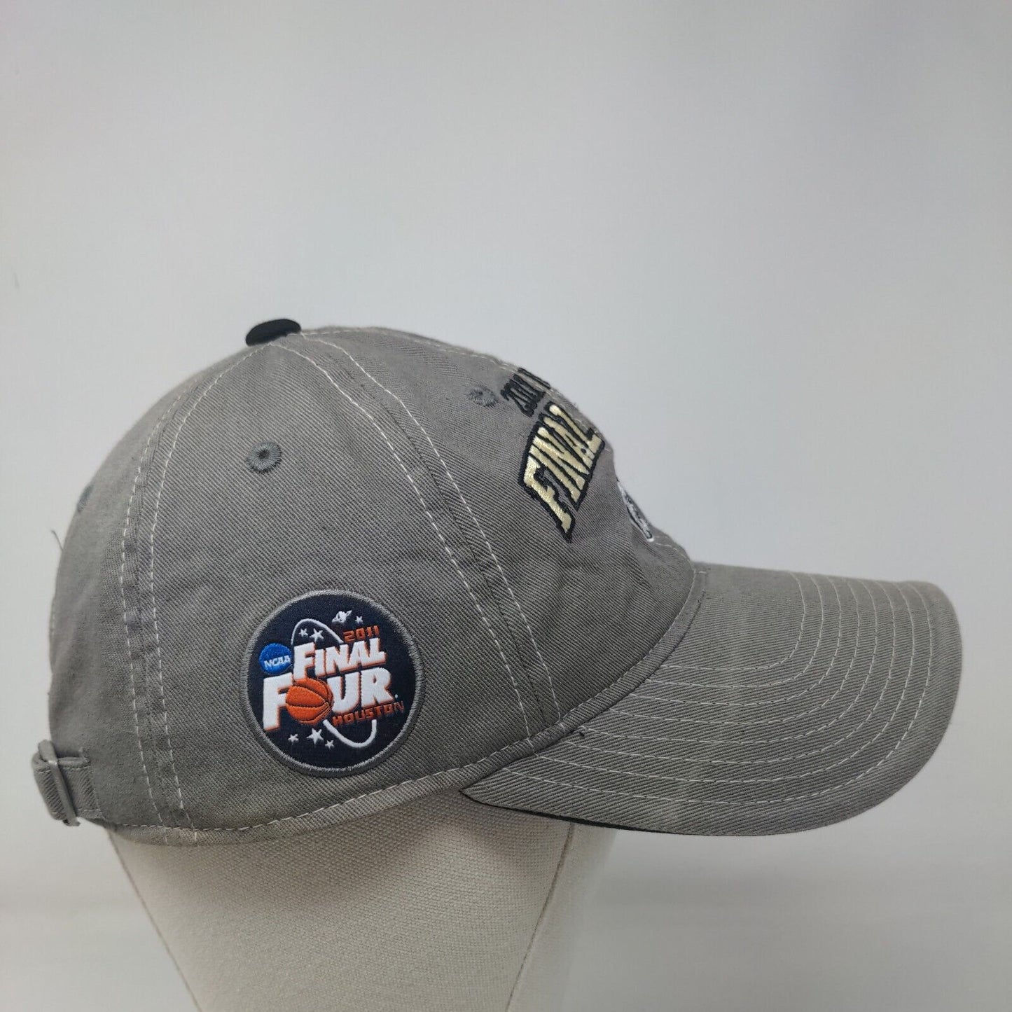 Butler Bulldogs NCAA Final Four 2011 Slideback Hat Gray OSFA Adidas Embroidered