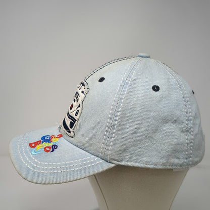 Volkswagen Blue Baseball Cap One Size Beetle Bug Denim Patch Slideback Hat Heart