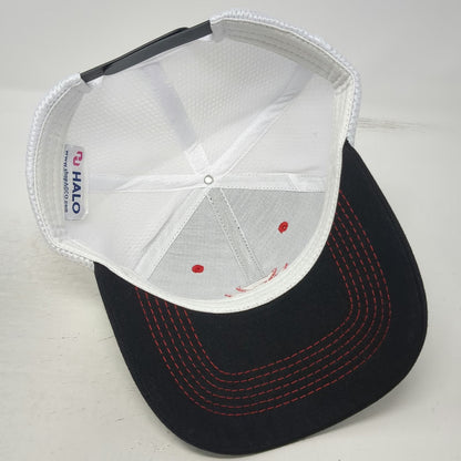 Massey Ferguson Trucker Hat Black One Size Mesh Back Snapback Agri-Service