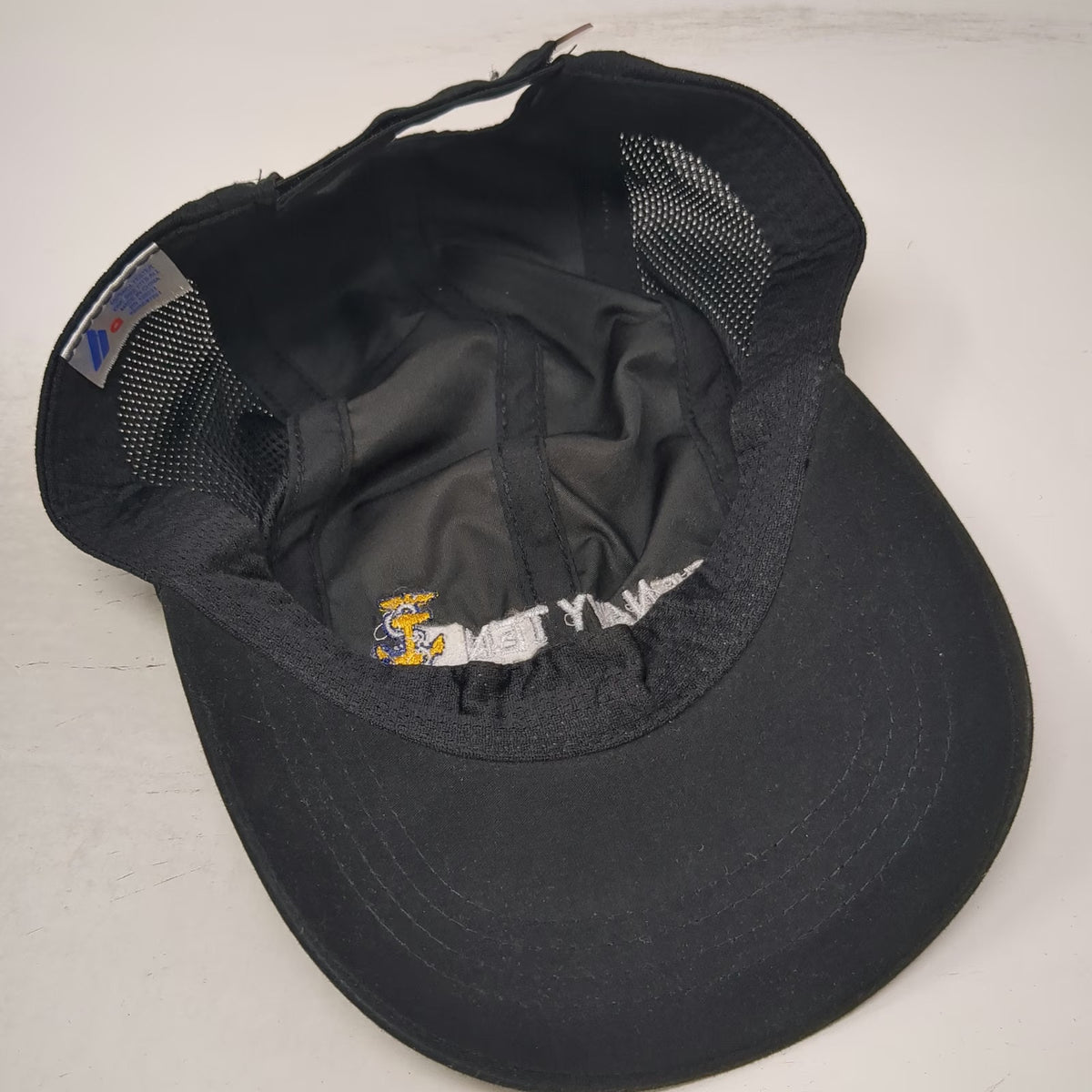 Headwear Associates Baseball Cap Black One Size Navy Ten Nautical Miler Race Hat