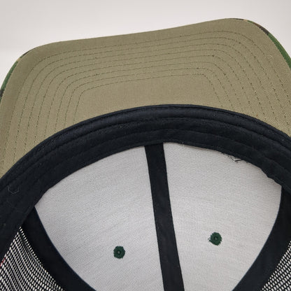 Summit Snapback Mesh Back Trucker Hat Multi Camo One Size Richardson