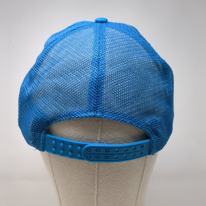 Mohr's Snapback Mesh Back Rope Trucker Hat Blue One Size Adjustable