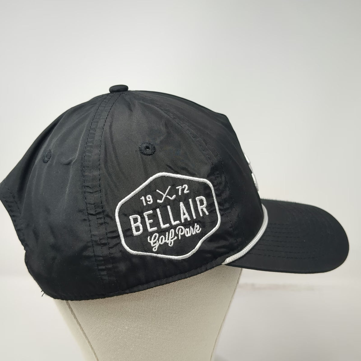 Bad Birdie 5 Panel Black One Size Hat Rope Snapback Bellair Golf Park Polyester