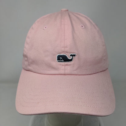 Vineyard Vines Whale Slideback Hat Pink One Size Solid Embroidered