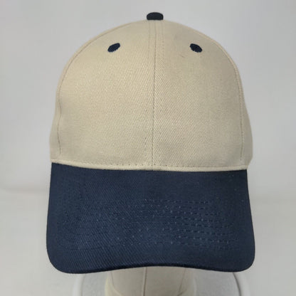 Otto Strapback Hat Tan OSFM Adjustable Vented Holes 6 Panel Cotton Blank