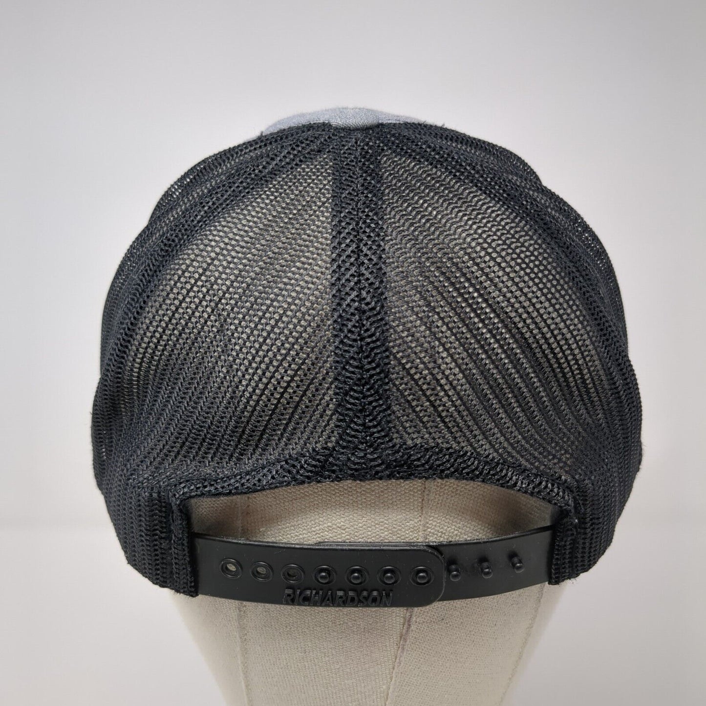 Rocky Mountain Jet Snapback Trucker Hat Gray One Size Mesh Back 6 Panel