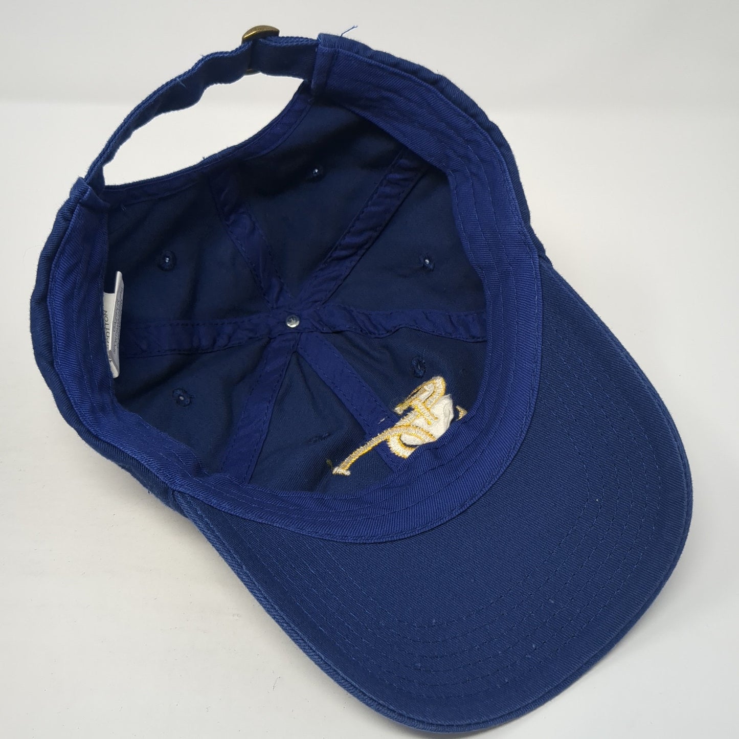 STC Slideback Baseball Cap Blue Small Fit Adjustable Embroidered 6 Panel Cotton