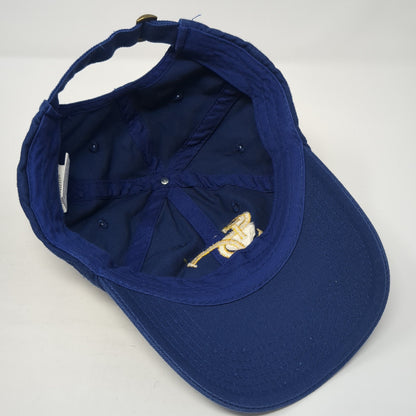 STC Slideback Baseball Cap Blue Small Fit Adjustable Embroidered 6 Panel Cotton
