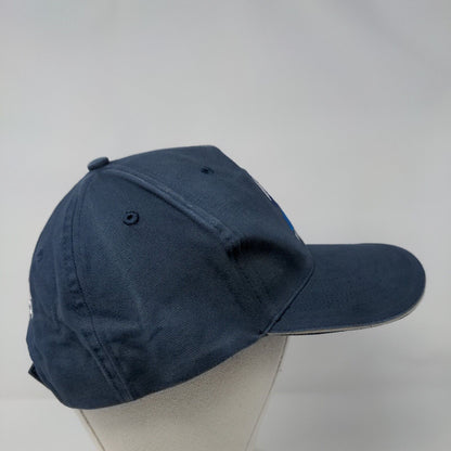 United Pipe & Supply Strapback Hat Blue OSFA Adjustable Embroidered