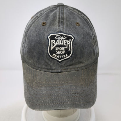 Eddie Bauer Baseball Cap Gray One Size Sport Shop Seattle Patch Slideback Hat
