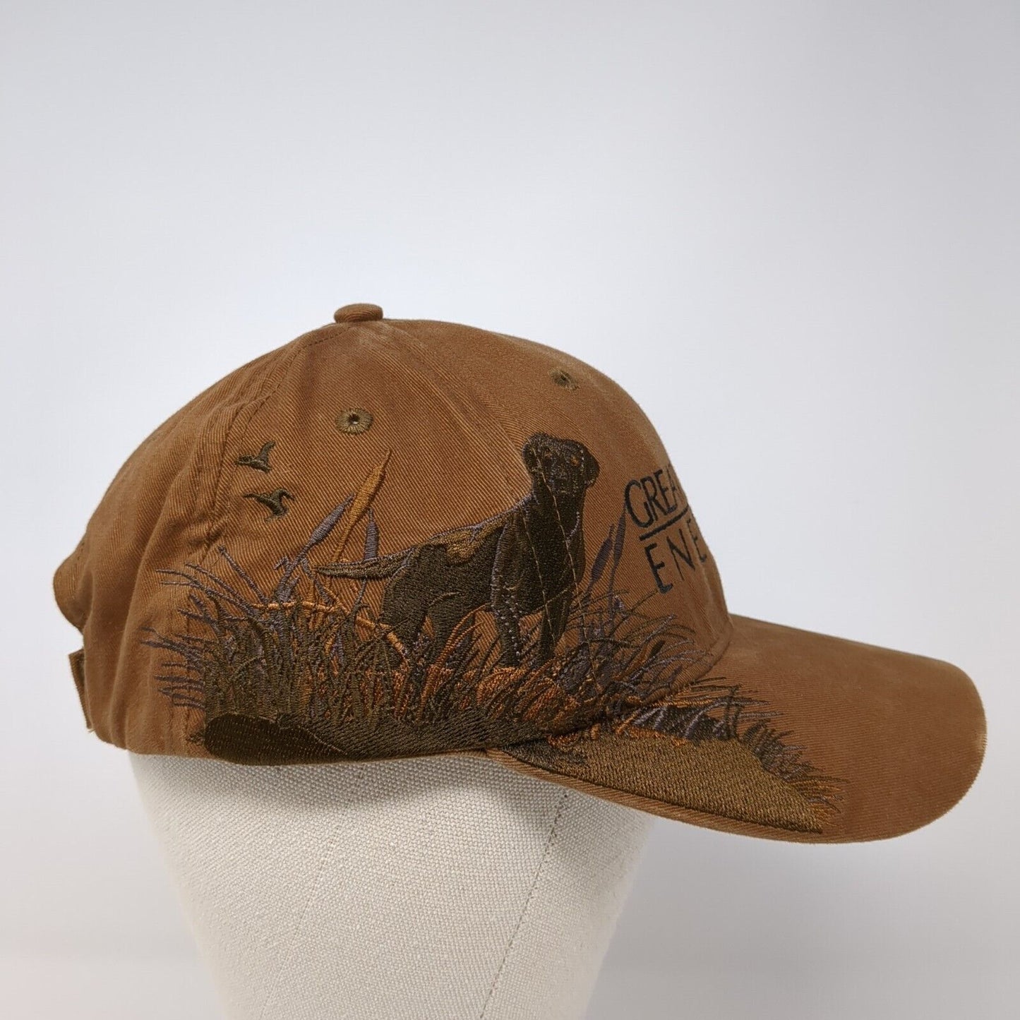 Great River Energy Strapback Hat Brown OS Adjustable Wildlife Series Dri-Duck