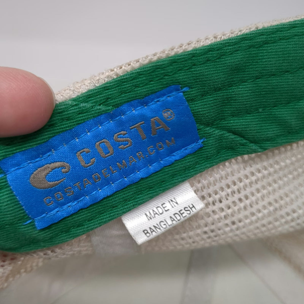Costa Baseball Cap Green One Size Mesh Back F3T Fly Fishing Film Tour Hat