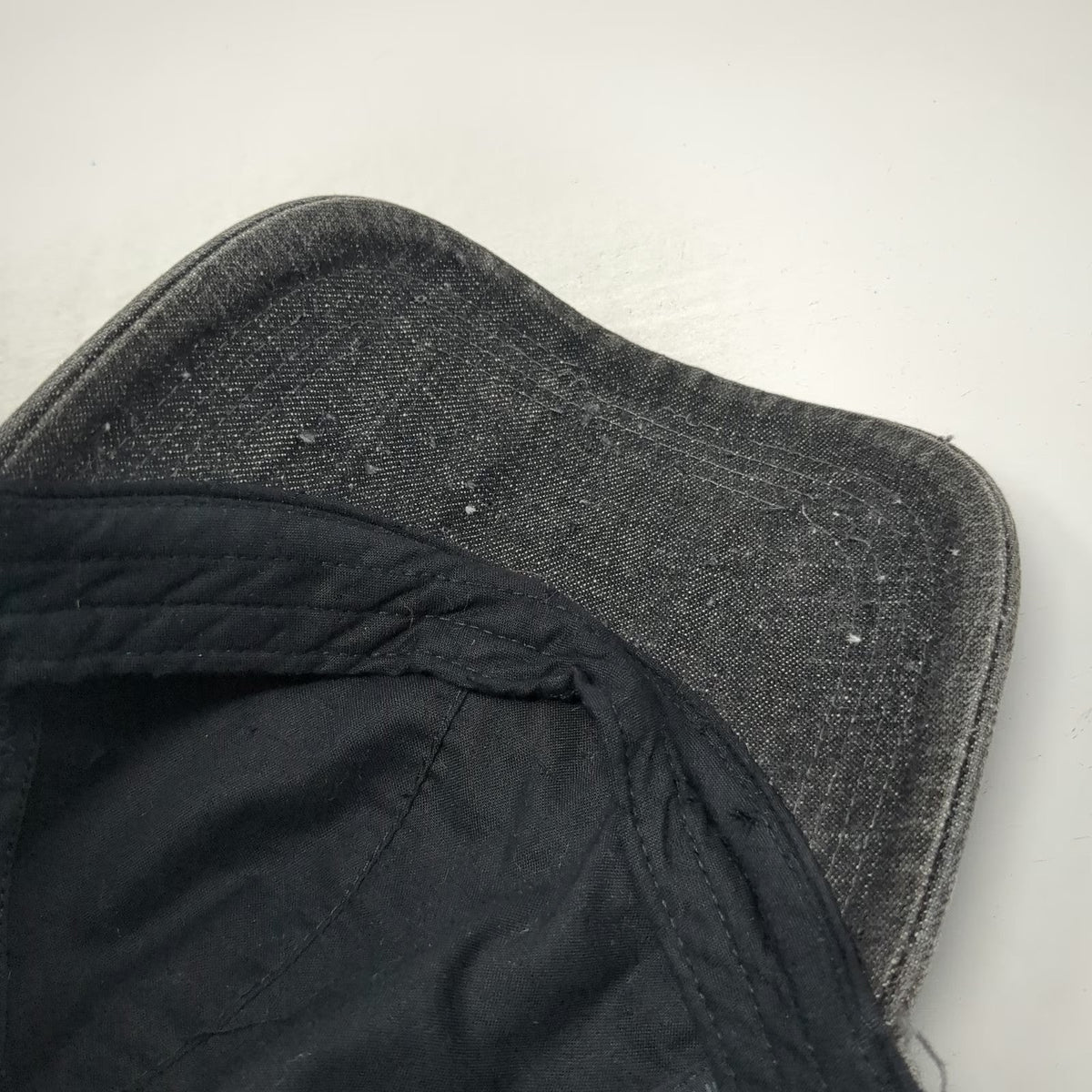 Calvin Klein Jeans Baseball Cap Gray One Size Slideback Denim Embroidered Hat